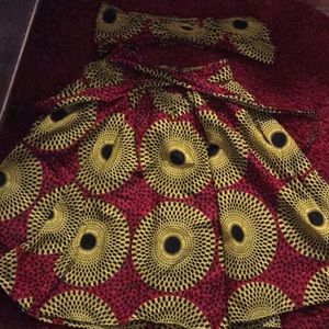 African Print Skirt/ Ankara